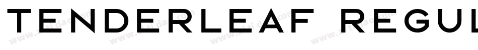 Tenderleaf Regular字体转换